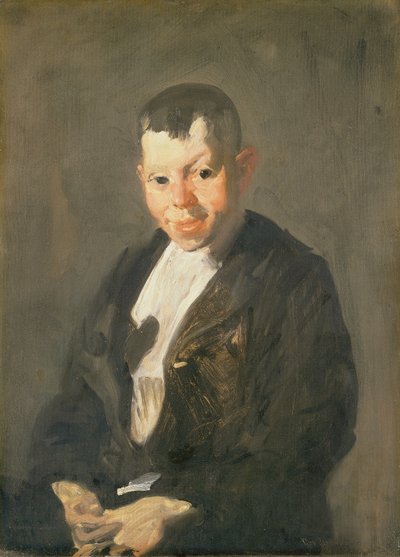 The Newsboy by George Wesley Bellows